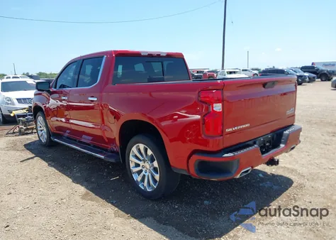 2021 Chevrolet Silverado 1500 2Wd Short Bed High Country z USA, uszkodzony, nr VIN 1GCPWFED8MZ304111